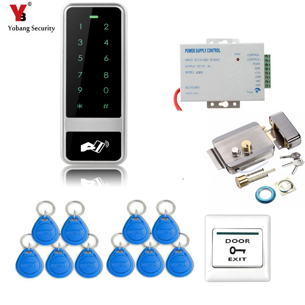 Система контроля доступа RFID Yobang водонепроницаемый комплект для открывания