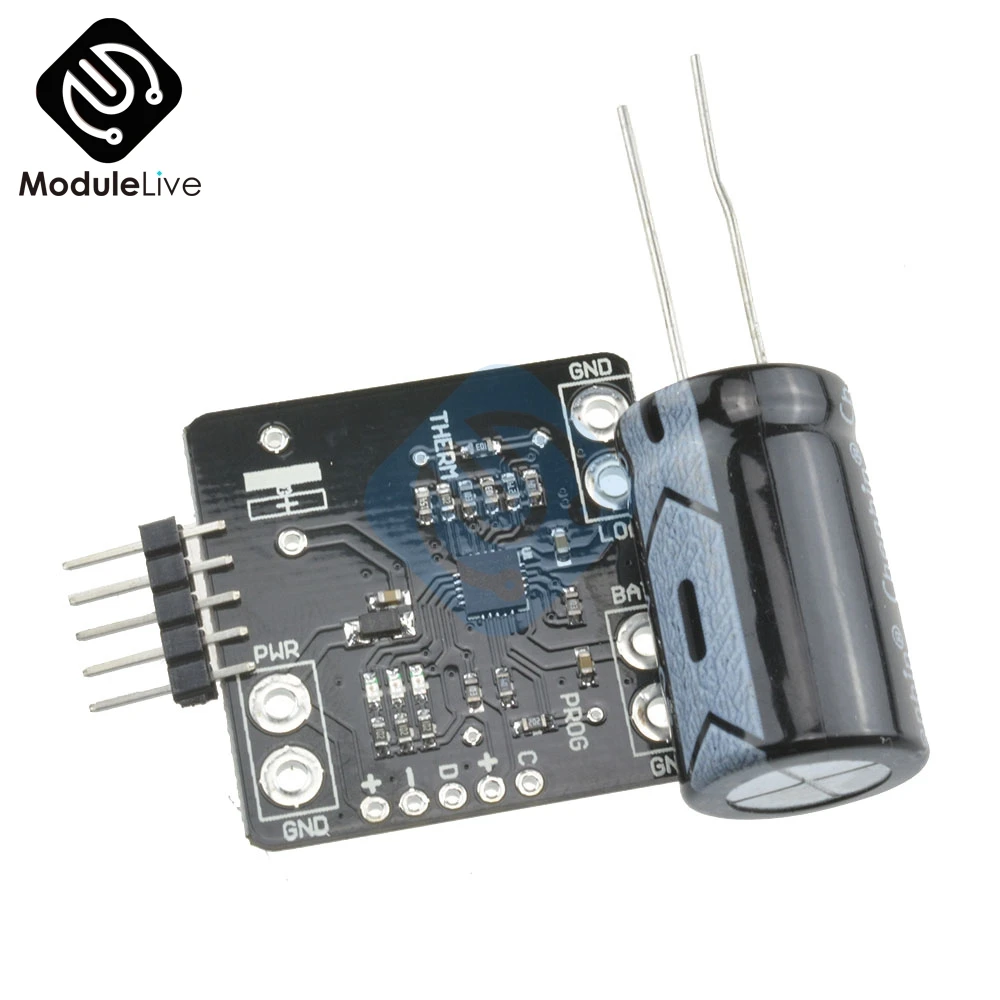 MCP73871 подзарядка питания USB 5 В DC Солнечная литий полимерная плата для зарядного