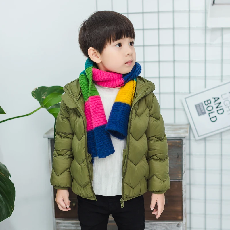 2018 новая зимняя детская легкая Куртки детей пуховое пальто детские куртки для