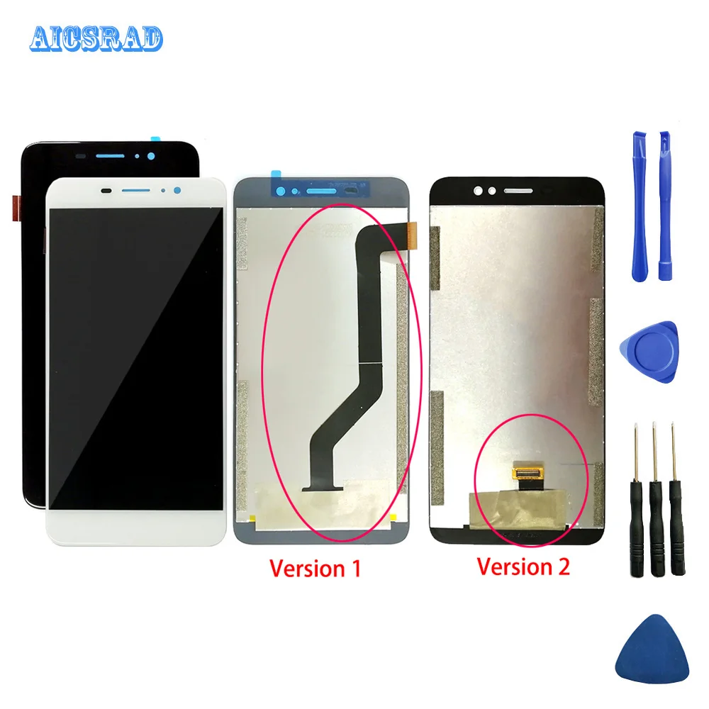 AICSRAD 5 3 дюймов Оригинальный для Ulefone S8 pro ЖК дисплей + кодирующий преобразователь