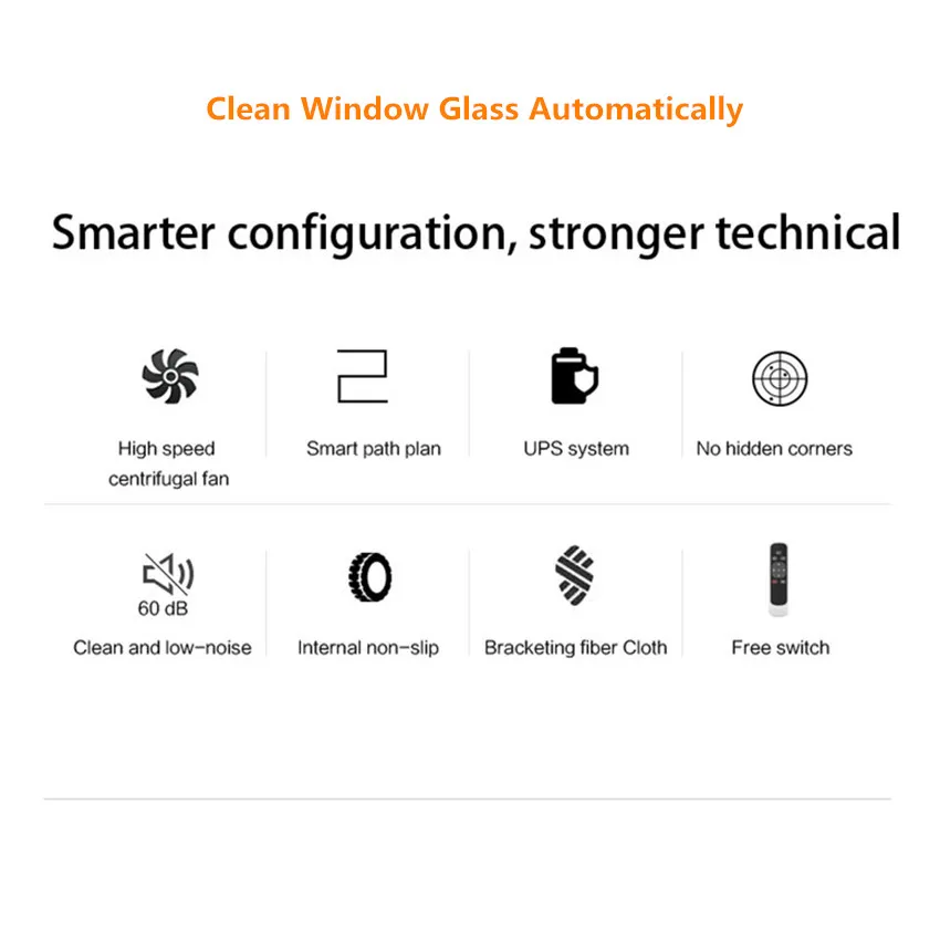 Автоматический мойщик окон COP ROSE X6 умный пылесос дистанционное управление защита