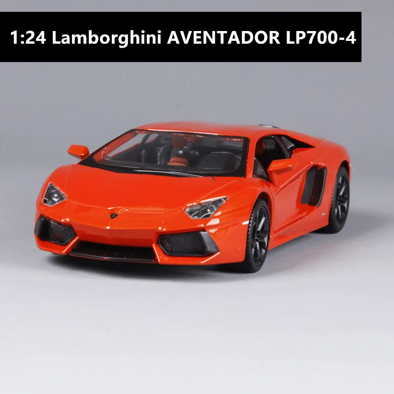 Красный Maisto 1:24 Lamborghini LP700-4 моделирование сплав модель автомобиля ремесла украшение коллекция игрушка инструменты подарок - Цвет: Красный