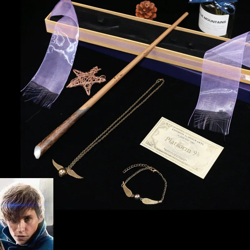 DOOLNNG Новейшая металлическая волшебная палочка с сердечником/новейший Scamander Magics