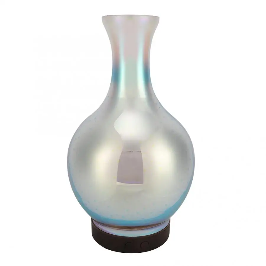 3D Led Ночник светильник увлажнитель воздуха стеклянная ваза Форма Арома эфирное