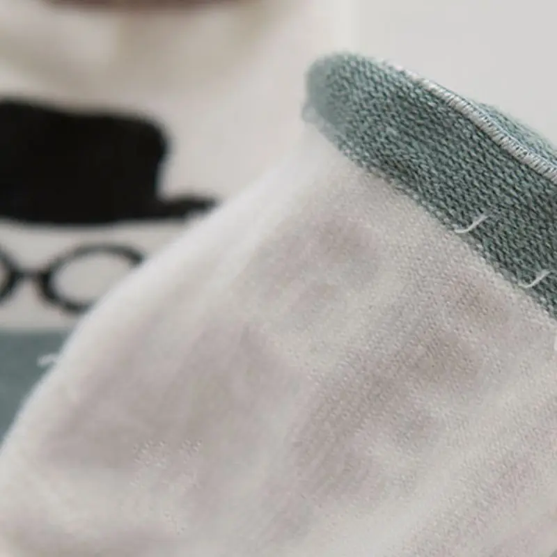 Носки для детей хлопковые нескользящие носки унисекс с рисунками животных