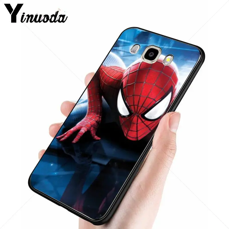 Yinuoda Marvel Мстители Герои мягкий силиконовый черный чехол для телефона Samsung Galaxy j6plus