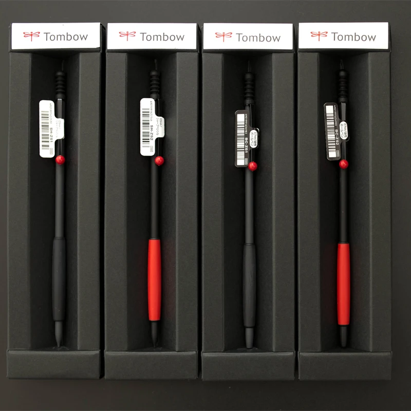 Красная точка дизайн награда японский Tombow Zoom 707 Стрекоза металлический корпус 0,5 мм механический карандаш/0,7 мм масляная Шариковая ручка для дизайна
