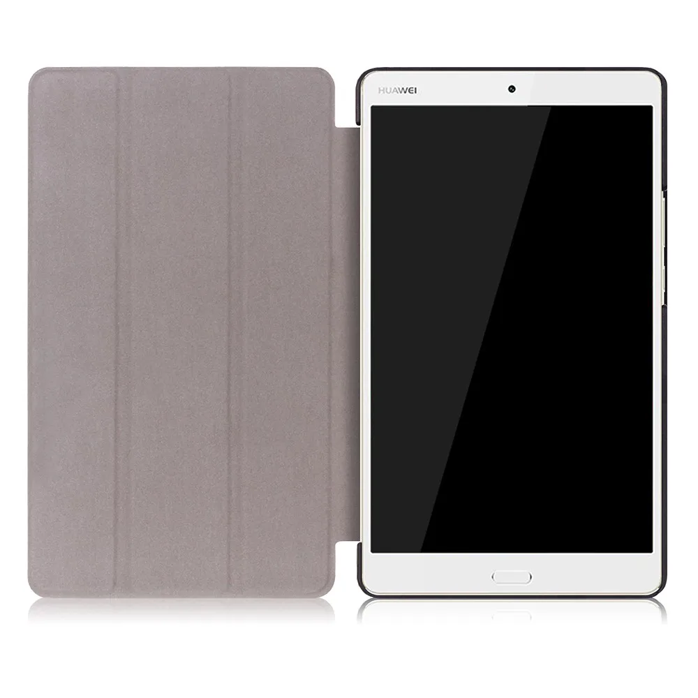 Умный чехол из искусственной кожи для huawei MediaPad M3, 8,4 дюймов, для планшета, магнитный Ультратонкий чехол с функцией пробуждения/сна+ Защитная пленка+ стилус