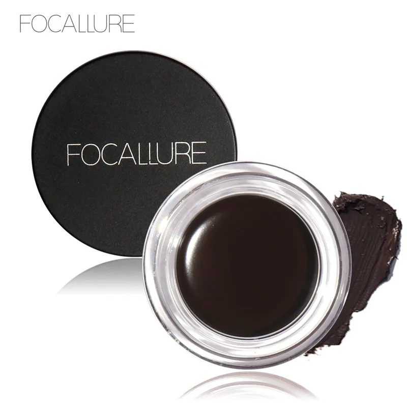 Бренд Focallure, 5 цветов, помада-гель для бровей, водостойкая, Maquiagem, аксессуары для макияжа, для бровей, подводка для глаз, гель, стойкий+ кисть