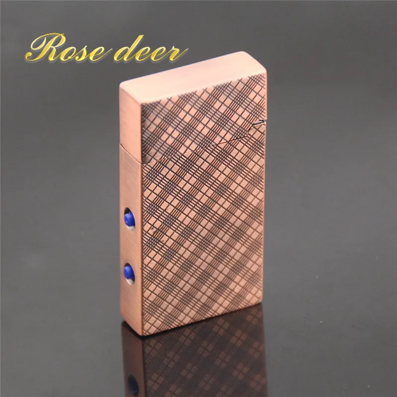 Модный прессованный Тип беспламенная прямая ветрозащитная Зажигалка для
