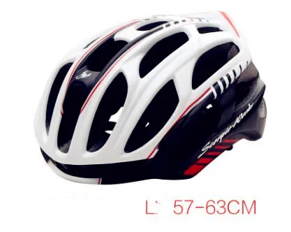 L Bicycle Helmets Cover with LED Warning Tail Light Adjustable Ultralight Stable Mountain Bike Helmet Men Safety Protection Gear - Цвет: L