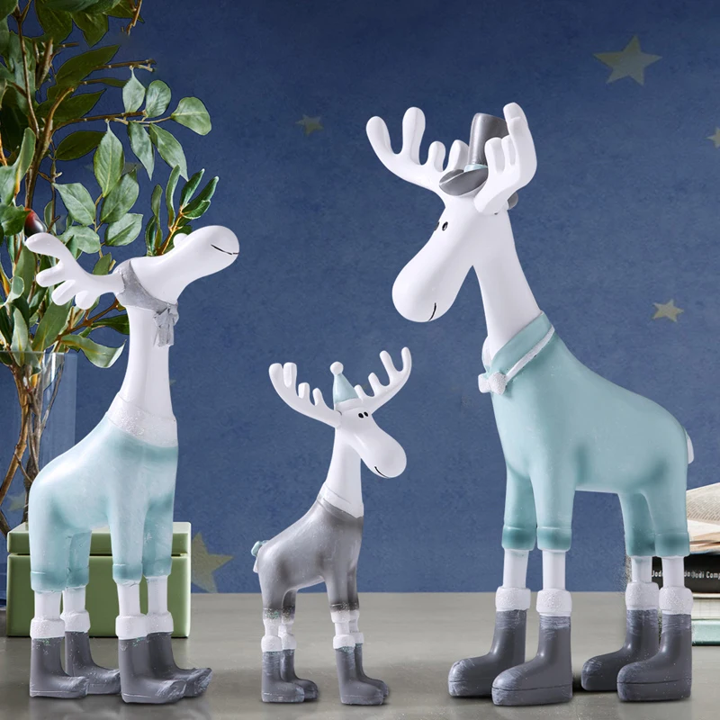 Фигурка оленя из каучука 1 шт.