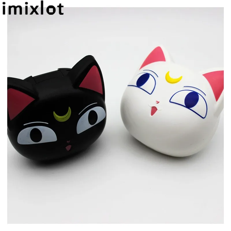 

Imixlot New Arrival Cute Cat Contact Lens Case With Mirror Contact Lenses Box for Man and Women Portable Holder