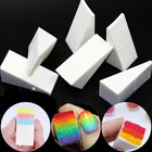 Набор губки для стемпинга гель-лака, 6 шт., губка для 3D-дизайна ногтей с градиентными цветными блестящими комплект печатей