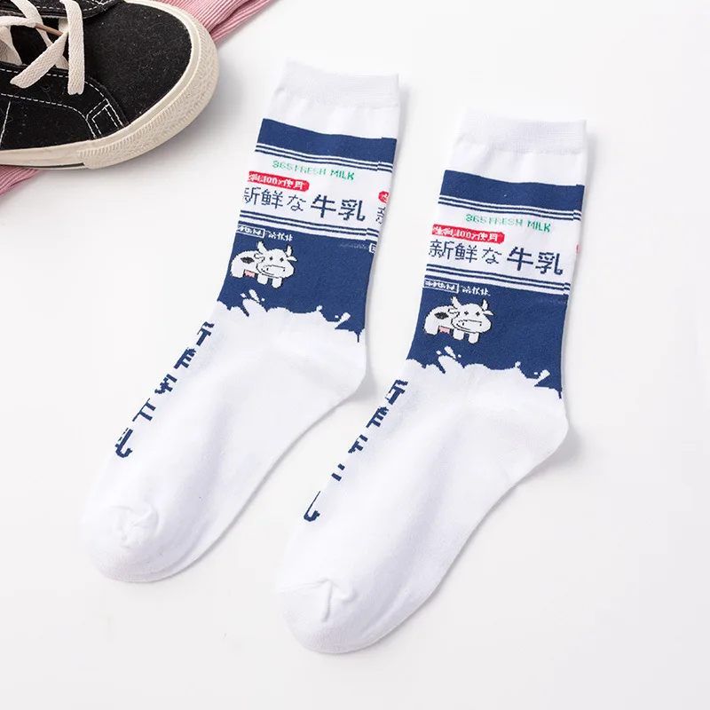 SP & CITY милые носки в японском стиле с клубничкой женские Харадзюку С героями