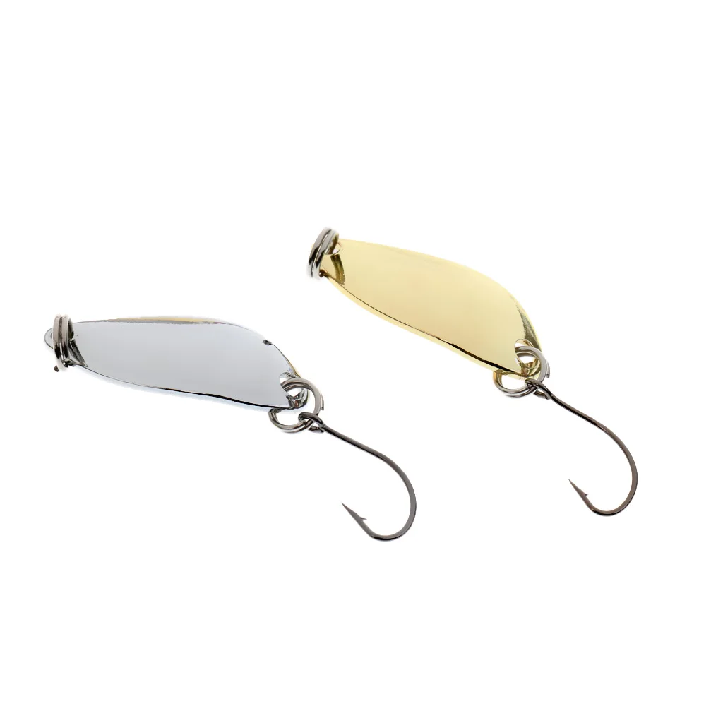 6 шт./лот блесна для рыбалки Paillette жесткая приманка ложка с блестками