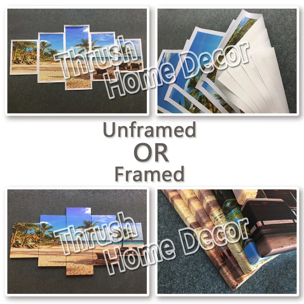 4 шт./компл. холст искусство красивый закат на холсте картины украшения для дома