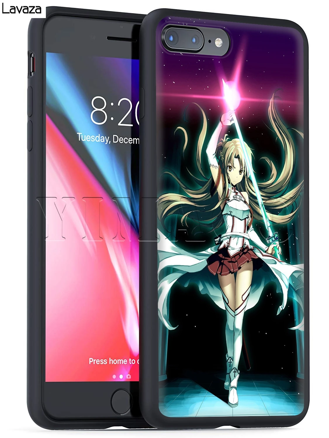 Lavaza Sword Art Online чехол для iPhone 11 Pro XS Max XR X 8 7 6 6S Plus 5 5s se |
