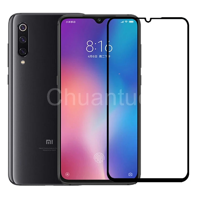 Закаленное стекло 2.5D 9H премиум класса для Xiaomi Mi 9/9 SE/9 Explorer полное покрытие экрана