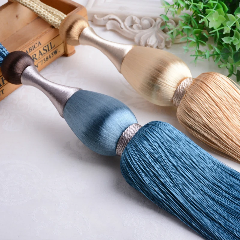 QGVLish 2 шт. завязки для штор кисточка бахрома подвесные ремни шарики завязывающие