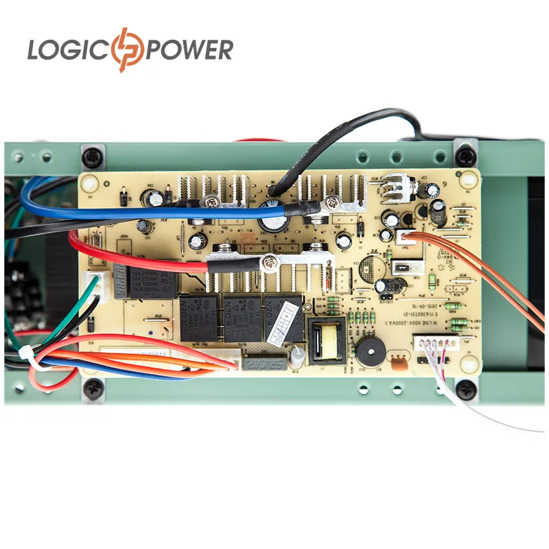 LOGIC POWER ИБП UPS 1200VA 2 евророзетки 5 ступ. AVR 2x7. 5Ah12V металлический корпус черный цвет