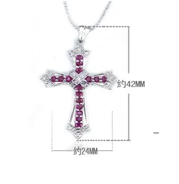 Женский кулон с красным Рубином серебро 925 пробы подарок на свадьбу|jewelry pendant|jewelry