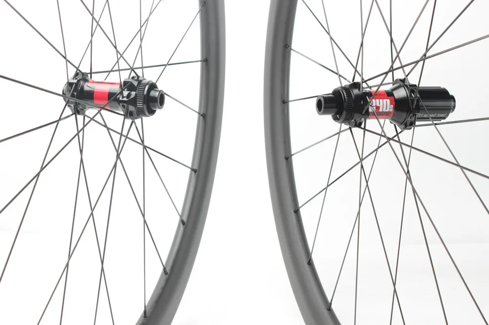 FSC35/40CM-26T-DSL Farsports гравий циклокросс Смещение колеса 26W* 35/40D карбоновые диски дисковый тормоз дорожные бескамерные колеса готовы