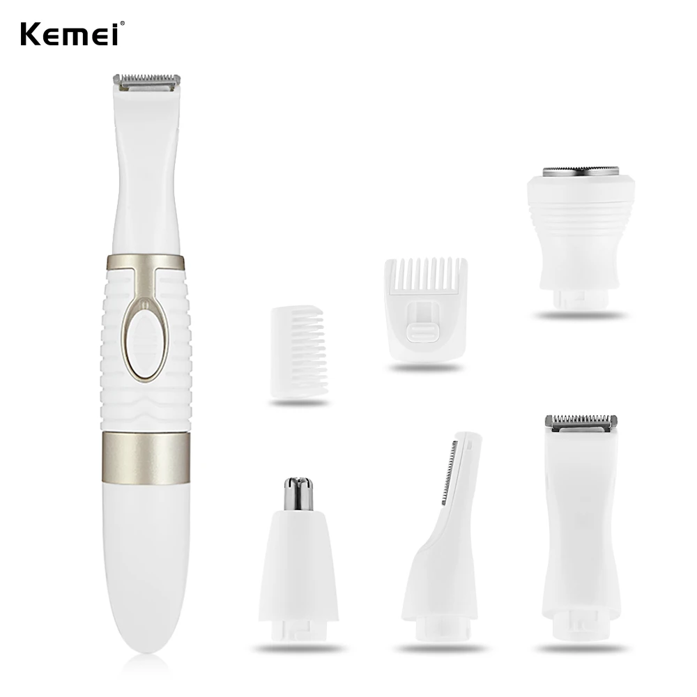 

Триммер Kemei KM - PG500 4 в 1 электрическая бритва для бороды носа, электрический триммер для носа, ушей, бороды, бровей, стрижка волос