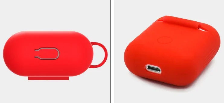 Мягкие силиконовые противоударные Чехлы для Smart для airpods Ультратонкий чехол с портативные весы с крюком 23 Цвета на выбор 100 шт./партия