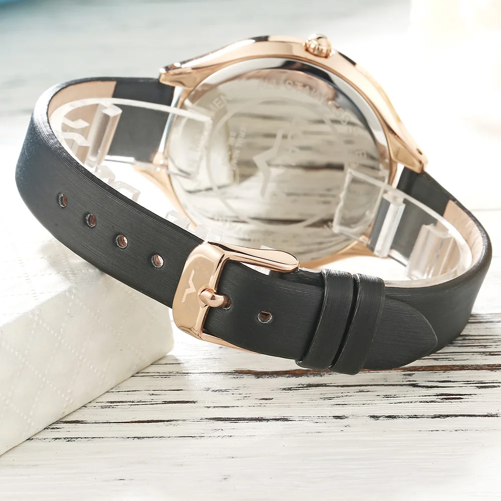 Бесплатная маска 8 мм ультра-тонкие наручные женские часы роскошные модные Montre