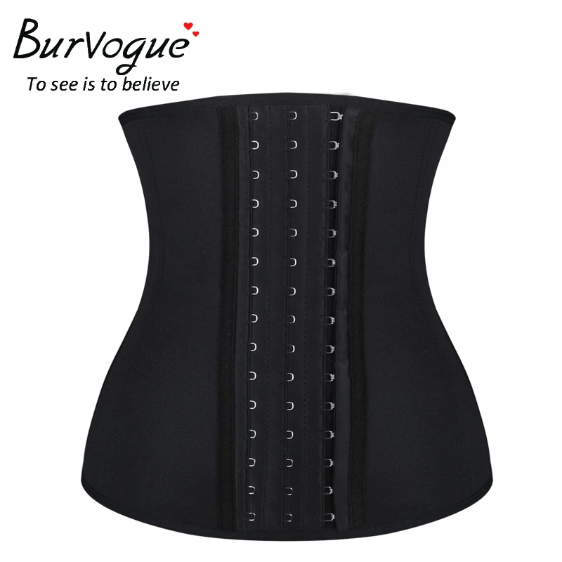 

Неопреновый корректирующий пояс Burvogue для женщин, для тренировки талии, для сауны, для похудения, моделирующий пояс, нижнее белье для похуден...