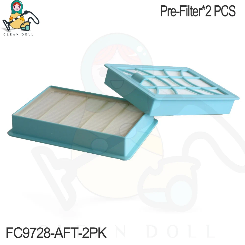 FC9728-AFT-2PK Замена HEPA фильтры для пылесоса для Philips фильтр CP0616 FC9728 FC9730 FC9731 FC9732 FC9733 FC9734 FC9735 - Цвет: FC9728-AFT-2PK
