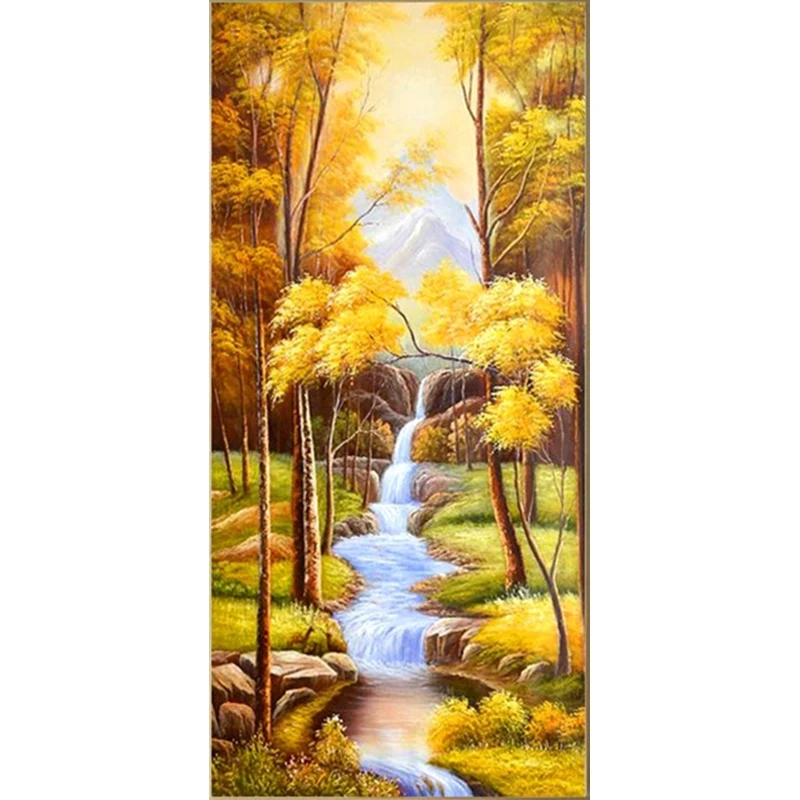 Полная, алмазная живопись, 90x170 см, Фортуна лес, вход, пейзаж, декоративная живопись, мозаика, сделай сам, алмазная вышивка