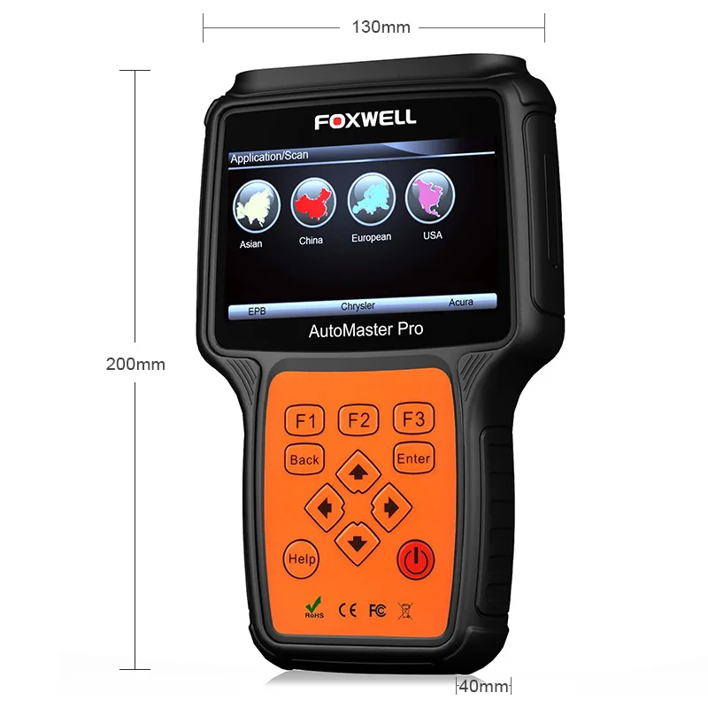 БД автомобиля диагностический инструмент Foxwell NT624 Pro полный системы двигателя