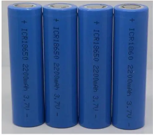 Icr18650 литиевая батарея 2200 mah 3,7 v литий-ионная аккумуляторная батарея pkcell 18650 batteria плоские батареи без защиты