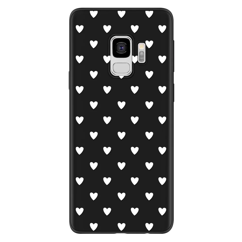 Polka Dot силиконовый чехол для samsung Galaxy A70 A50 A40 A30 A7 A9 A6 A8 плюс Примечание 10 Pro 9 8 S10 S9 плюс S10e ТПУ чехол - Цвет: duoaxbai