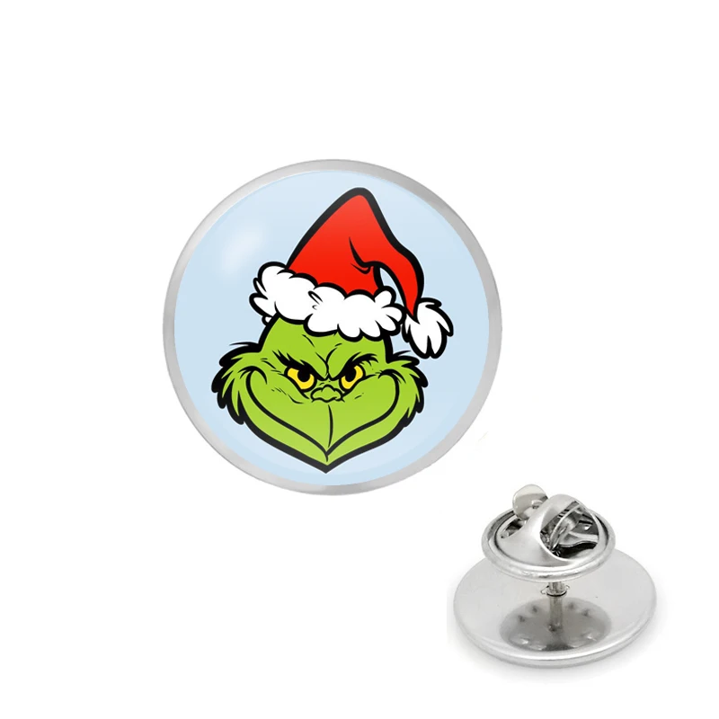 2019 новая брошь Grinch контактный стеклянный шар с животными аниме ювелирные изделия