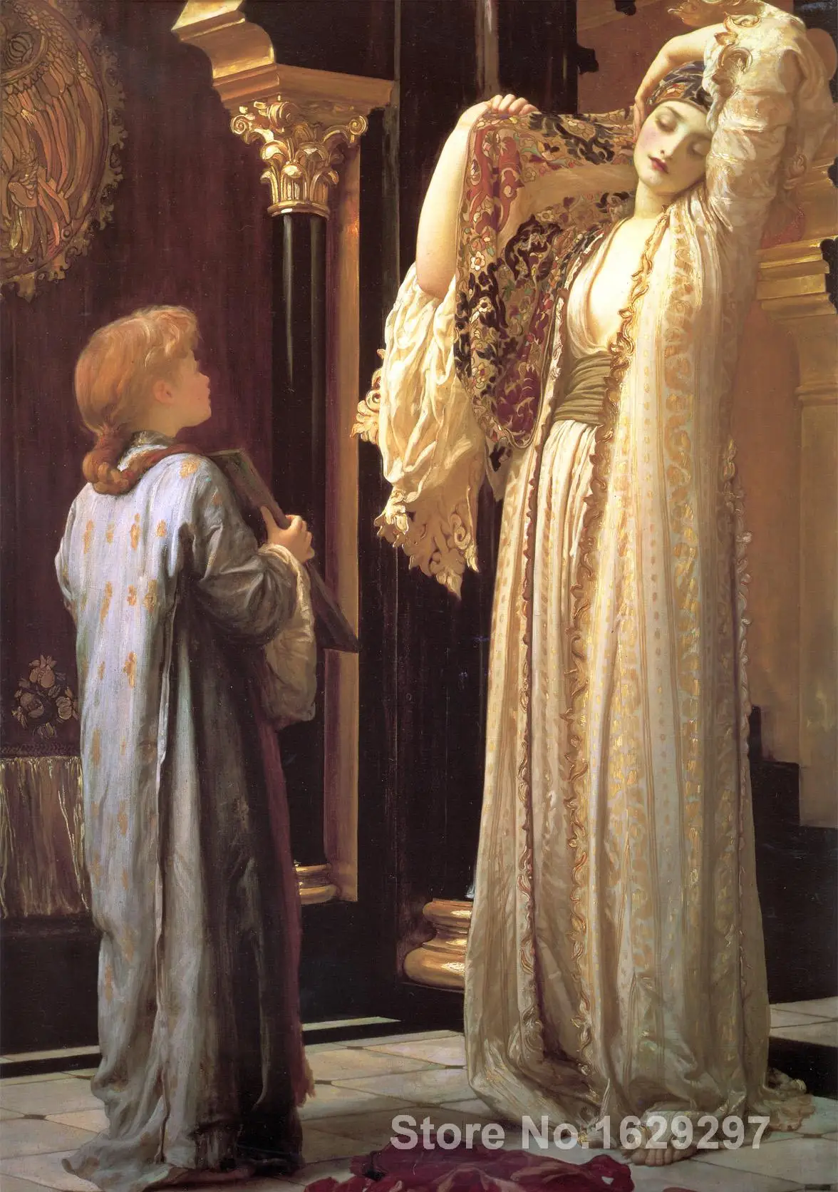 Beste Wall Art Moderne Licht Van De Harem Frederic Leighton Schilderijen Handgeschilderde Hoge Kwaliteit