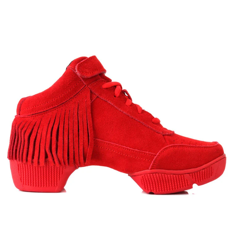 Женские замшевые кроссовки с бахромой на мягкой подошве 6 см|dance shoes|dance shoes brandsjazz |