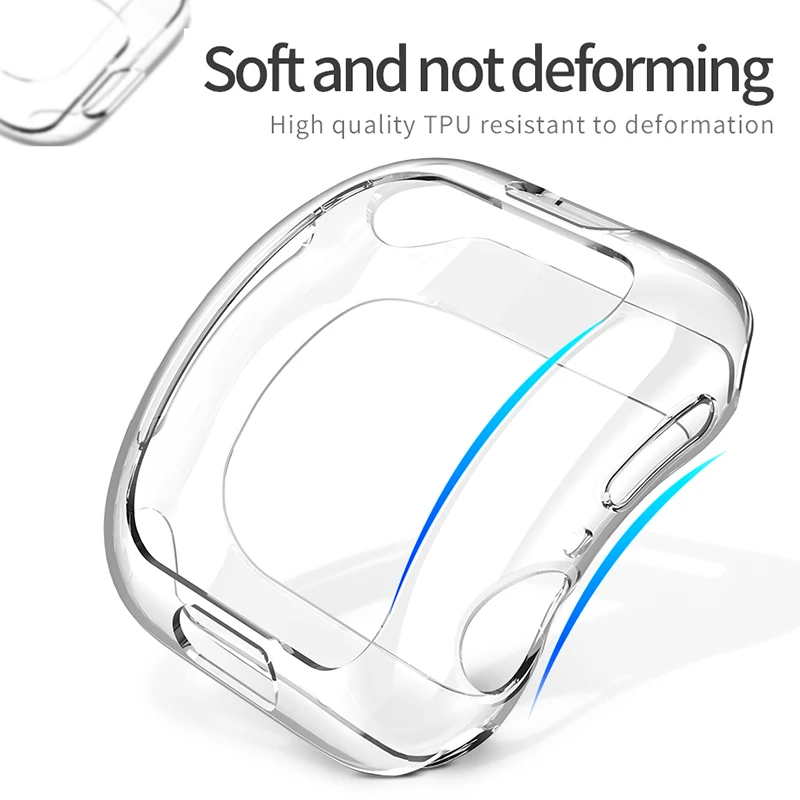 Чехол Laforuta для Apple Watch 5 4 44 мм 40 прозрачный мягкий силиконовый защитный чехол из