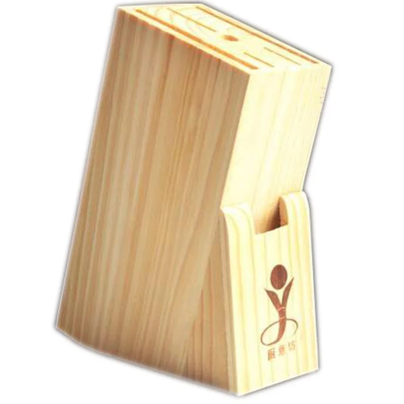 

Creative Kitchen Tools Nature Wood Knife Holder Multi-function Knife Storage Racks Free Shipping