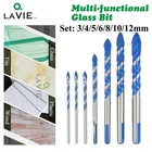 Сверла функциональное стекло для керамической плитки, бетона, стекла, мрамора, DB02061, 7 шт., 345681012 мм
