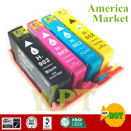 Восстановленный картридж для принтера HP 902XL Hp OfficeJet Pro 6960 / 6954 6962 6968 6975
