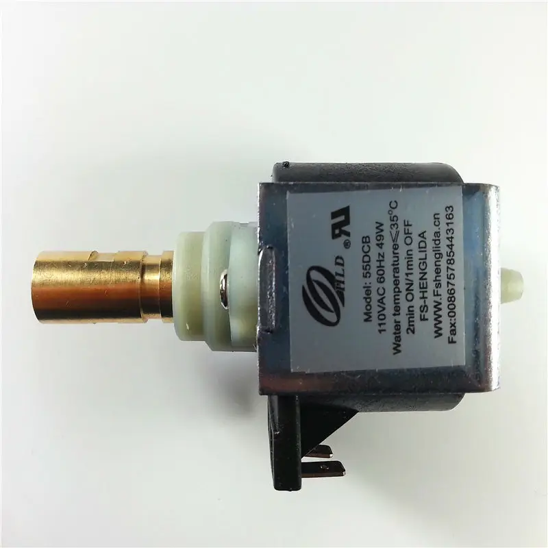 Электромагнитный водяной насос Модель 55DCB напряжение 110VAC 60Hz мощность 49W|pump