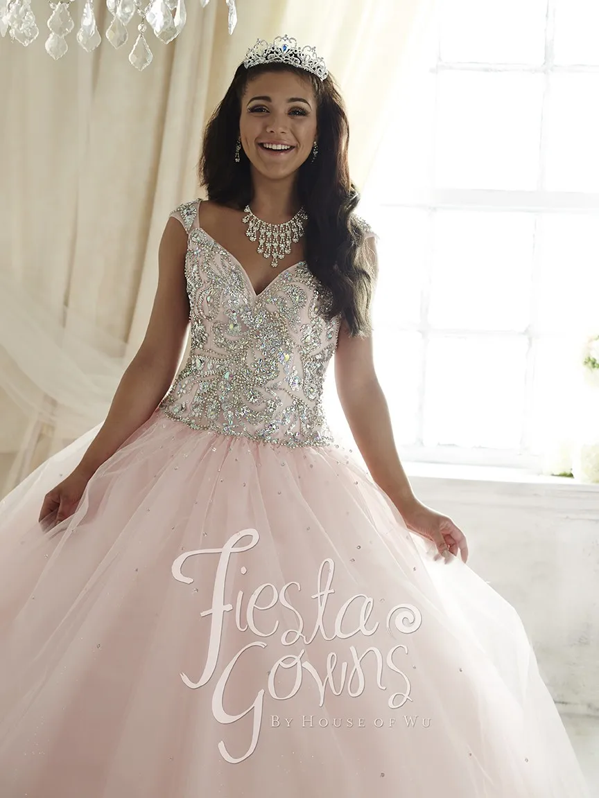 Светло-розовый румяна v-образным вырезом quinceanera платья 2017 тюль sweet 16 горный