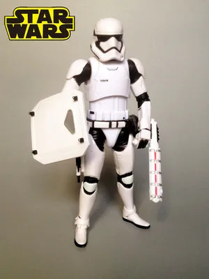 Звездные войны последний джедай Изгой Один Дарт Мол Дарт Вейдер Deathtrooper капитан Phasma Штурмовик Боба Фетт игрушечная фигурка модель - Цвет: white stormtrooper