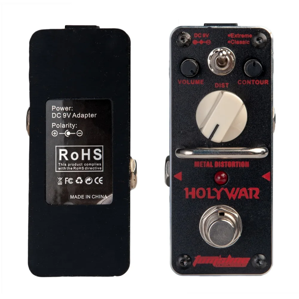 NAOMI AROMA AHOR-3 педаль для гитары HOLY WAR настоящий байпас металлические искажения мини
