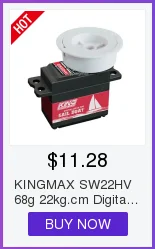 KINGMAX DCS16942CHV CNC алюминиевые цифровые металлические шестерни большой крутящий момент 186 г 50кг. См сервопривод для радиоуправляемой модели DIY Дрон