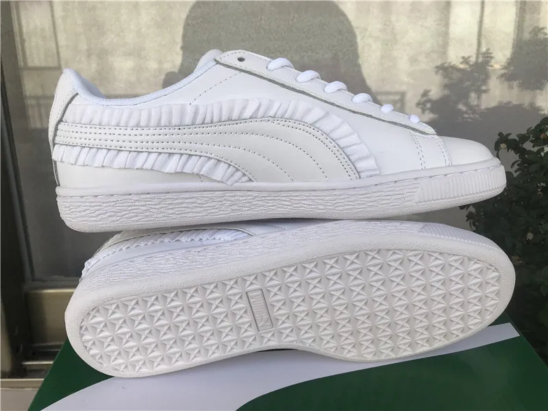 2018 Original Brand PUMA Basket Frill Badminton Shoes Women's Sneakers Balanced White Size 36-39 | Спорт и развлечения