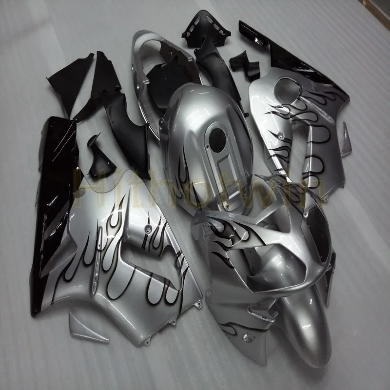 

Изготовленный На Заказ обтекатель для мотоцикла Kawasaki Ninja ZX-12R 2002 2003 2004 2005 2006 ZX12R + Болты + литьевая форма серебристого цвета